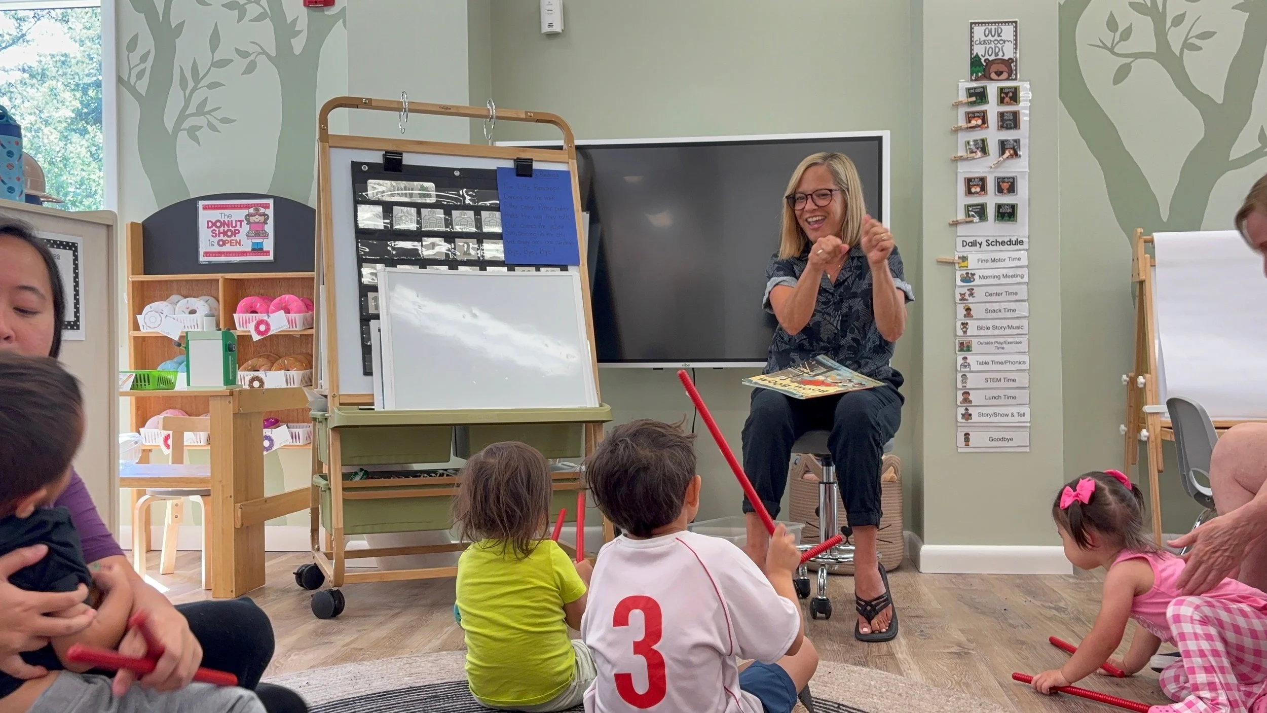 Story Time + Music with rhythm sticks