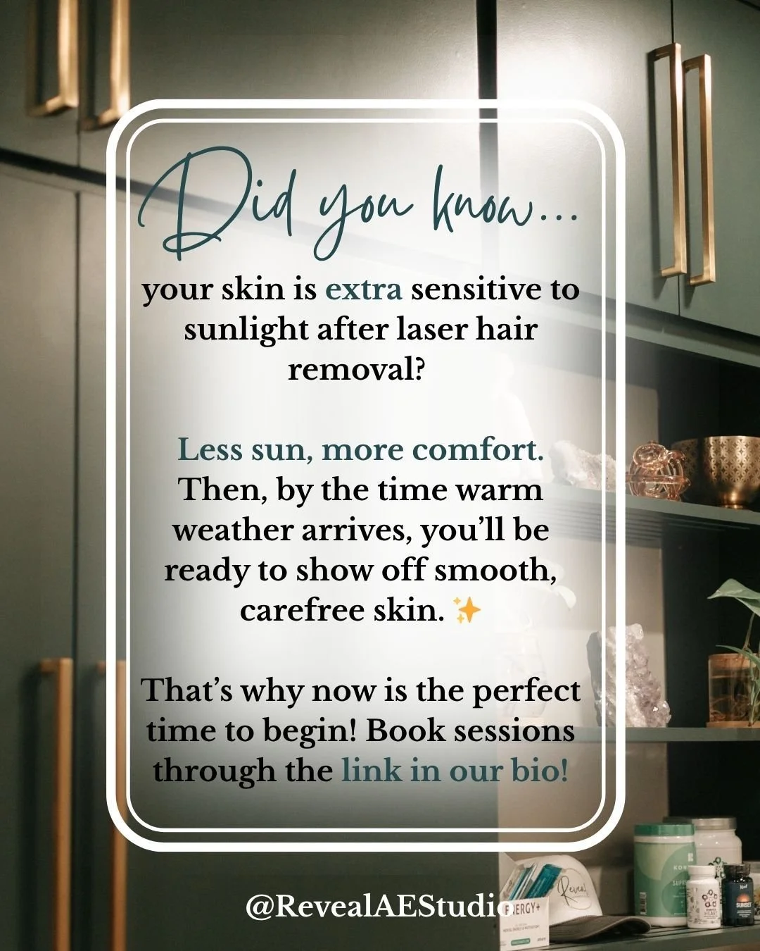 Sunlight and laser hair removal don&rsquo;t mix &mdash; which makes fall + winter the perfect time to start treatments. 🍂❄️
Kick off now, and by spring you&rsquo;ll be ready to enjoy smooth, carefree skin without the extra worry. ✨
Tap the link in o