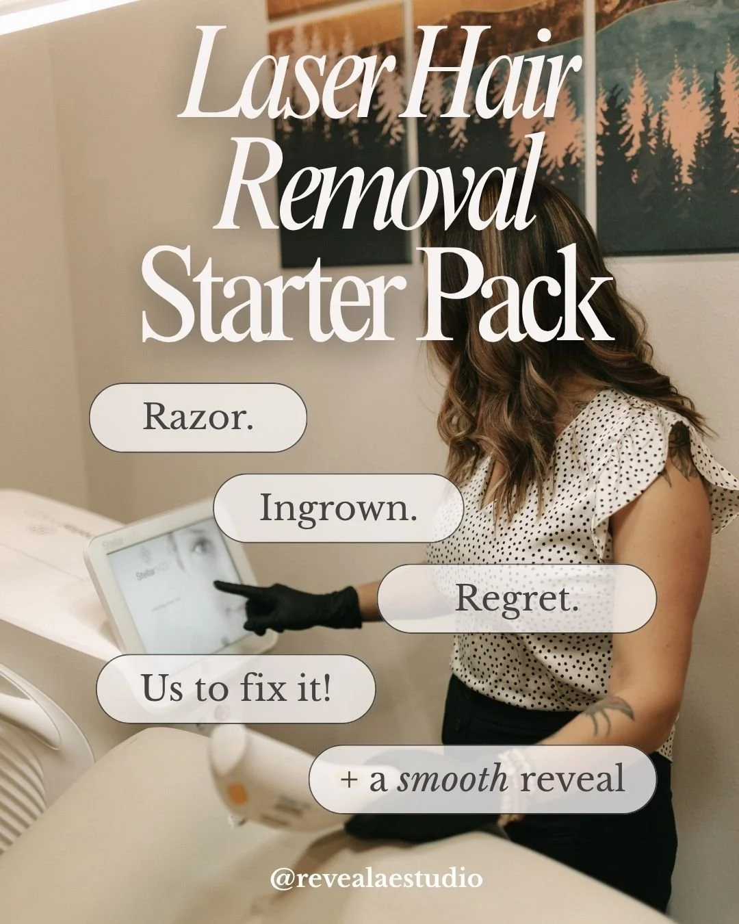 You know that moment when you realize you&rsquo;ve been fighting the same razor and ingrown battle for years? Yeah&hellip; we&rsquo;ve all been there. 
Laser hair removal is the ultimate glow-up move. No more stubble, no more irritation, just smooth,