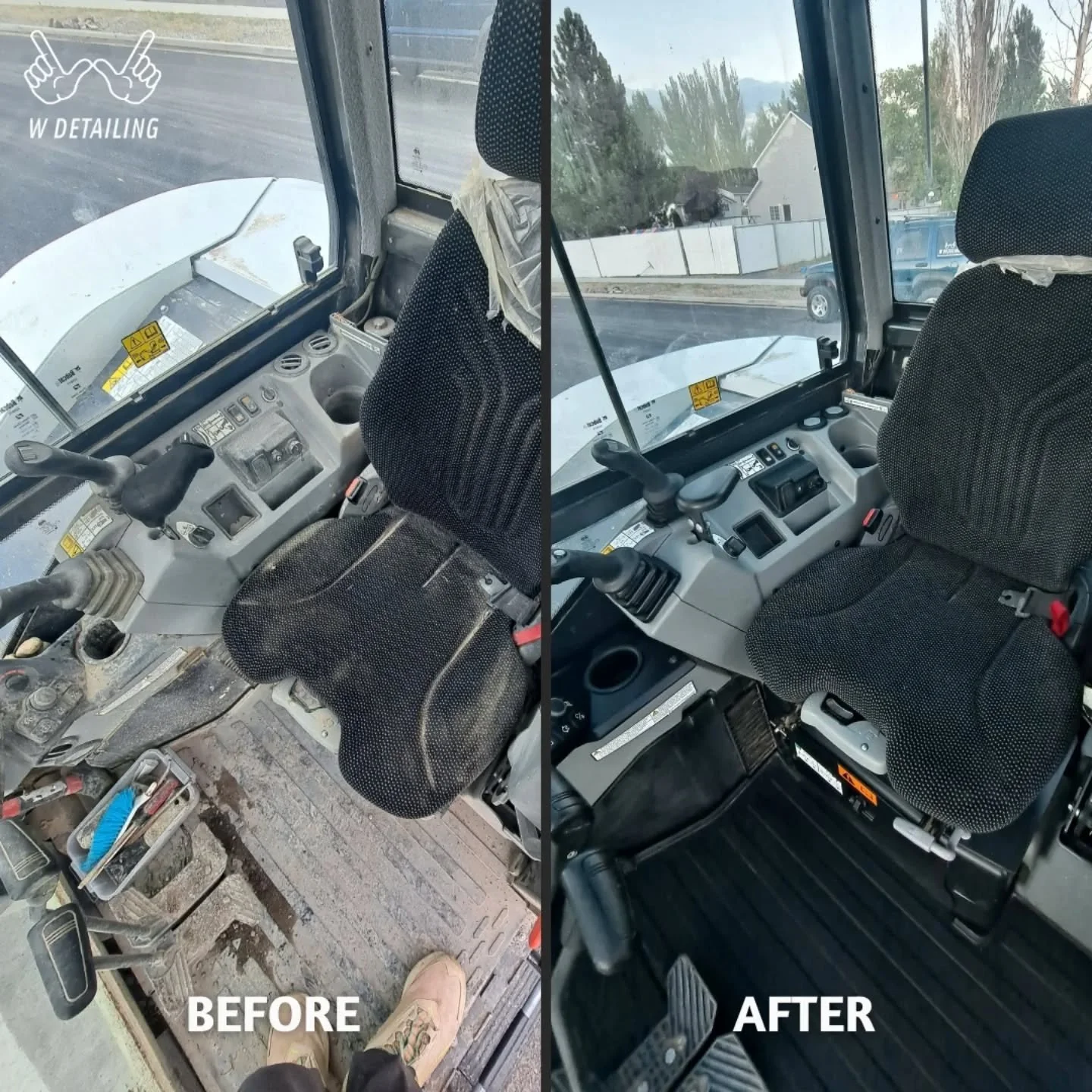 Not my typical detail, but even equipment needs attention and maintenance! It was a pleasure cleaning up these rentals, and it says a lot that the contracter wanted to return these machines in this condition!

Everyone appreciates a clean workspace a