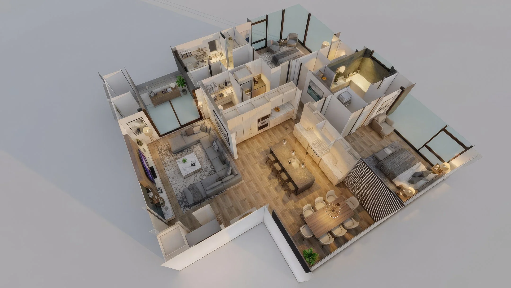 Multifamily - Fourplex - 2Bed - Black Desert