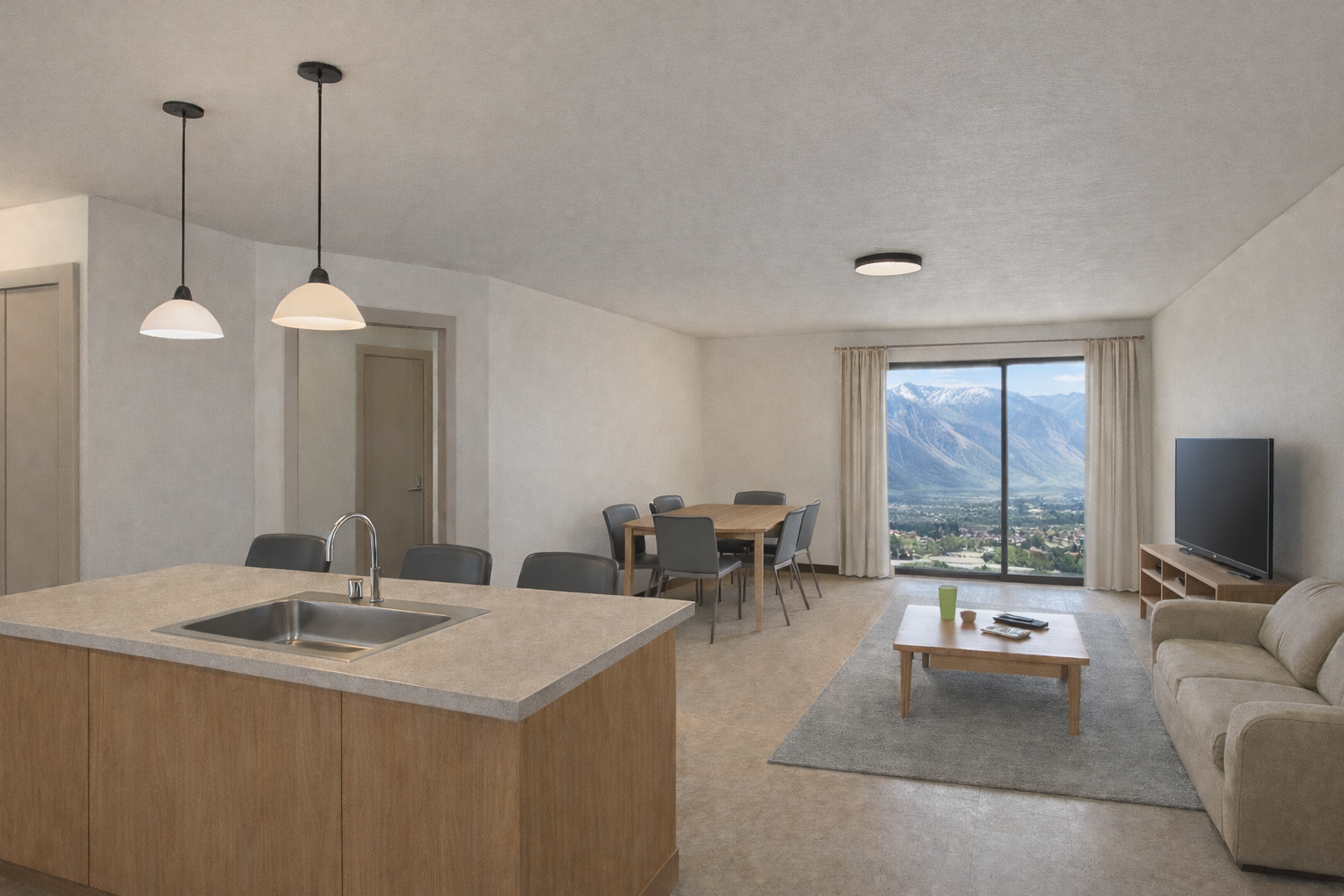 Multifamily - Affordable Housing - PCHA - Valley Villa Unit Interior Living