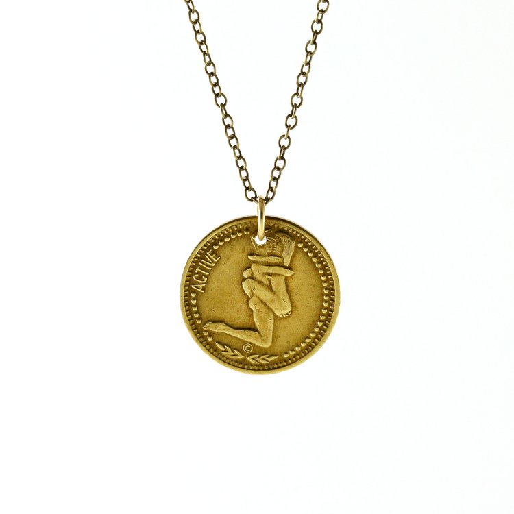 Sagittarius Sign Necklace - Zodiac Peep Show Token 11.jpg