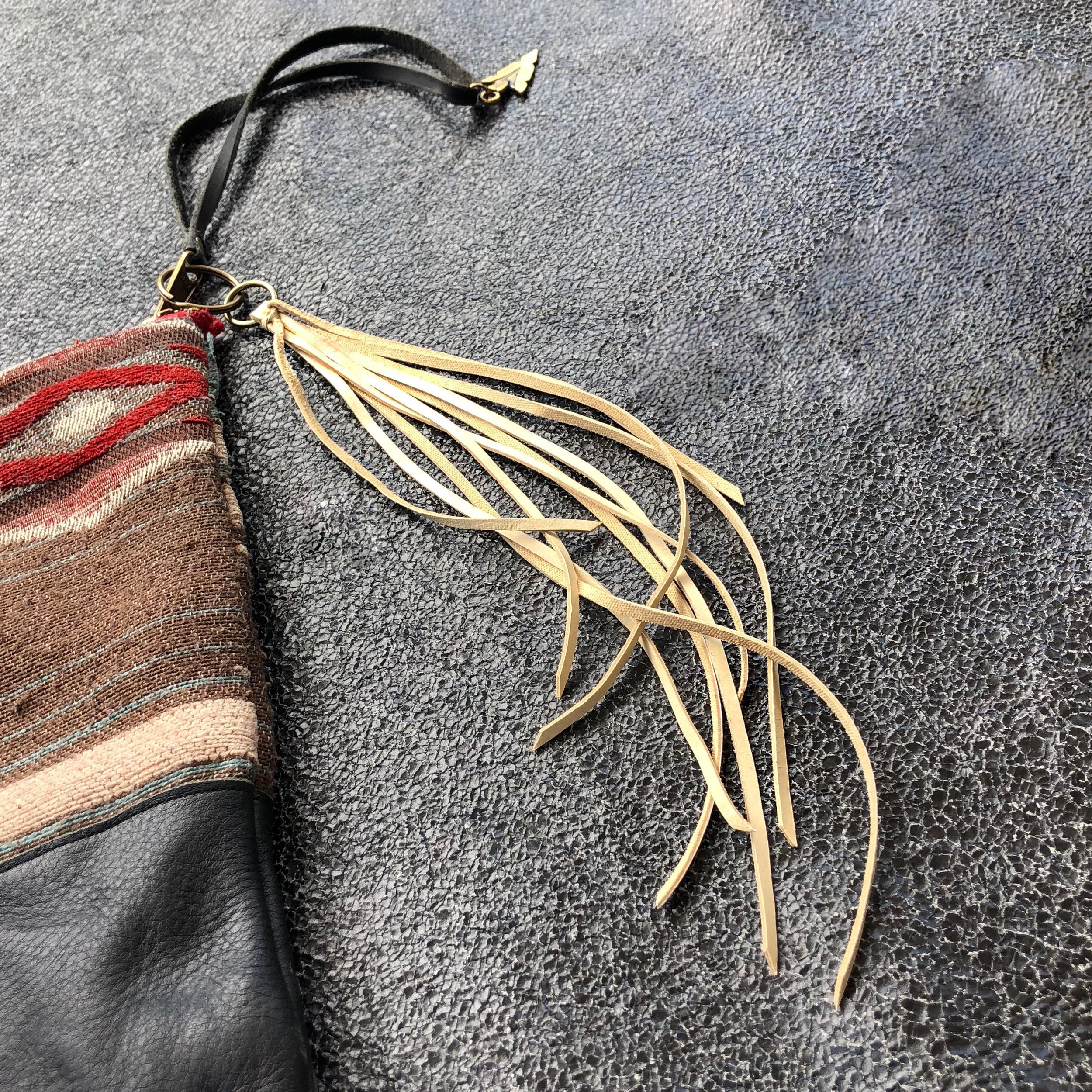 Leather Tassel Key Ring - Cream 08.jpg