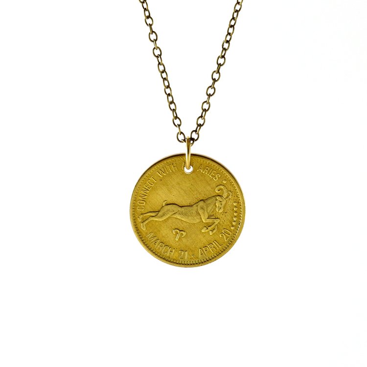 Aries Sign Necklace - Zodiac Peep Show Token 09.jpg