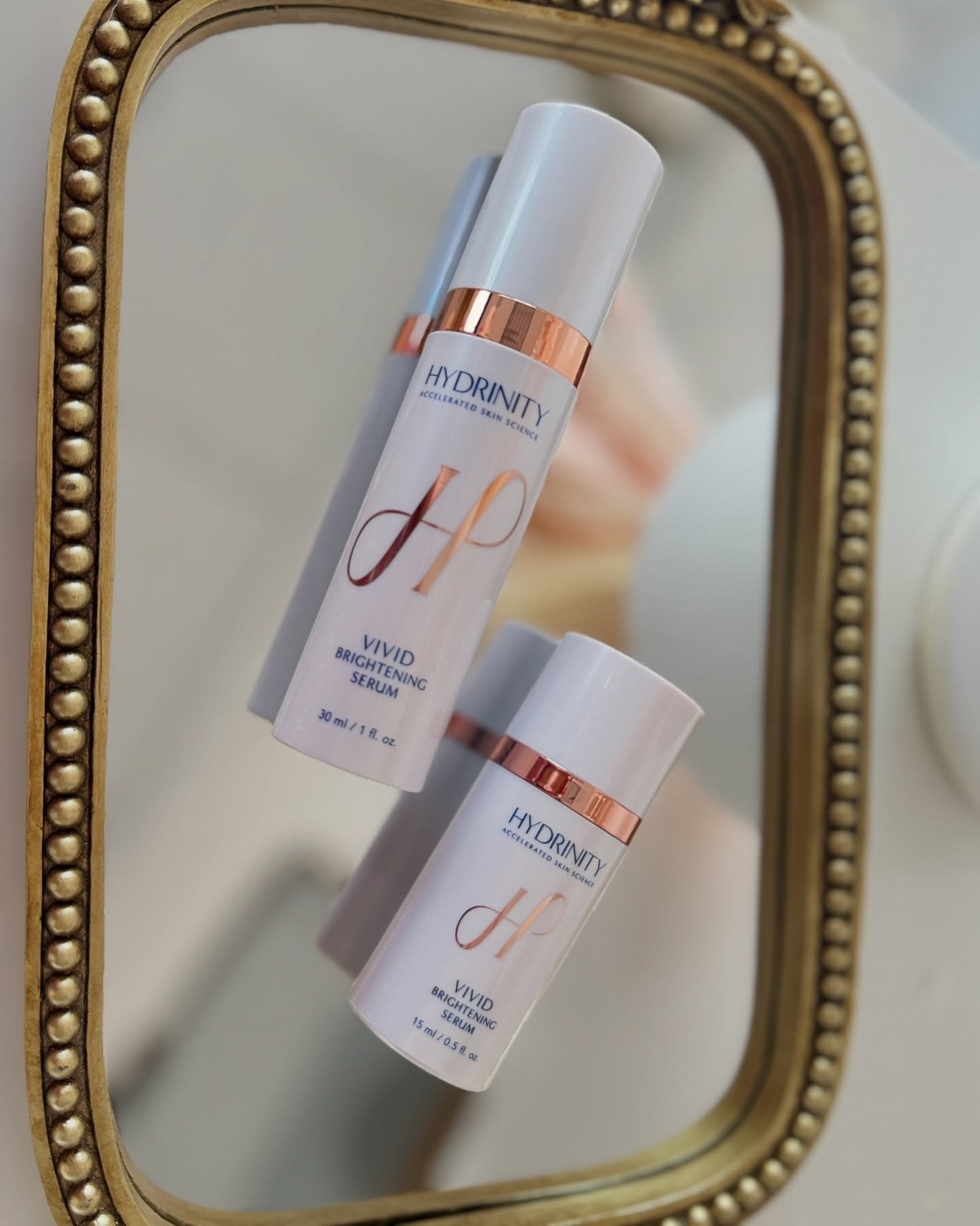 If you have uneven skin tone &amp; pesky red or brown pigment, this NEW Vivid brightening serum from Hydrinity is for you!

What does she do, you ask? 🧐 

🧚&zwj;♀️ Helps repair and fade existing pigmentation from all layers of the skin.

🧚&zwj;♀️ 