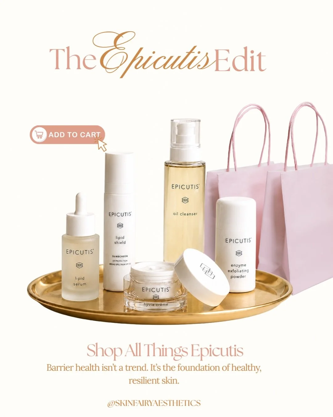 Say Hello to Epicutis! This is a breakdown of just some of the new products we carry from this amazing line.🧚🏼&zwj;♀️

Now through September 30th, we are doing 10% off all Epicutis, plus a free lipid recovery mask with every single order..also, any