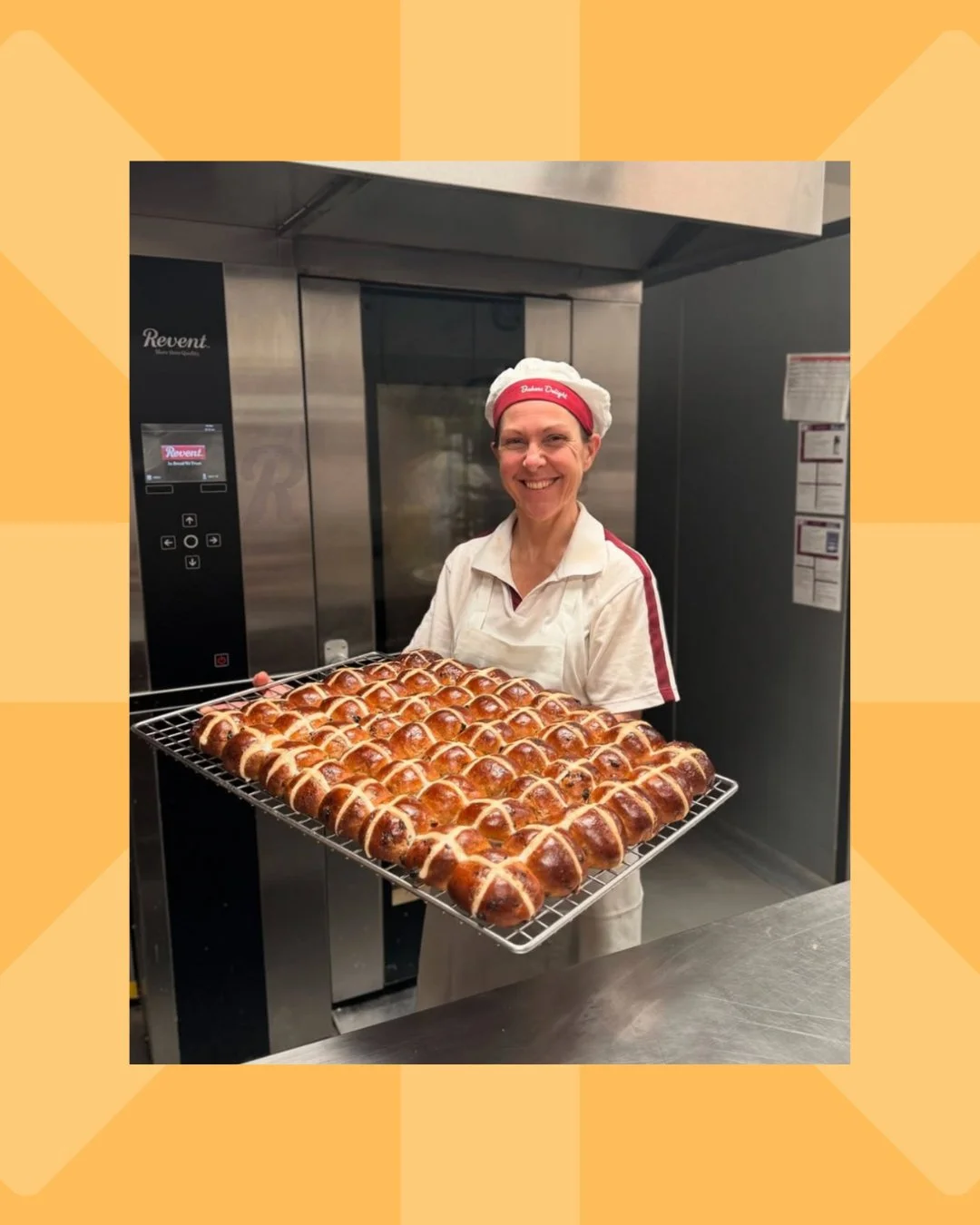 Too early for Hot Cross Buns? 🐰 Baker&rsquo;s Delight Summerhill didn&rsquo;t get the memo 😋🔥

Freshly baked and ready from now right through to Easter &mdash; because one is never enough!

👉 Tell us, are you team choc chip or traditional fruit??