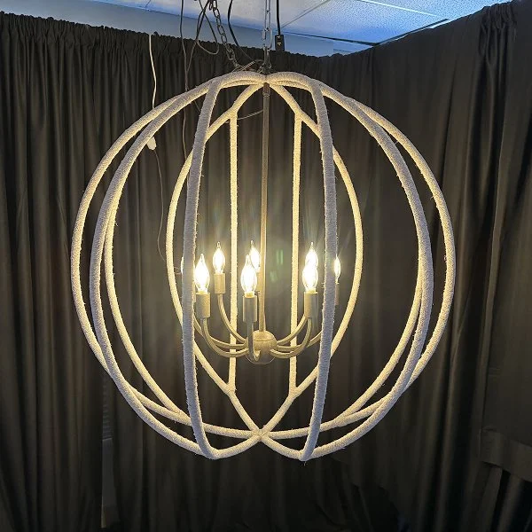 Big White Ball - 35” x 31”