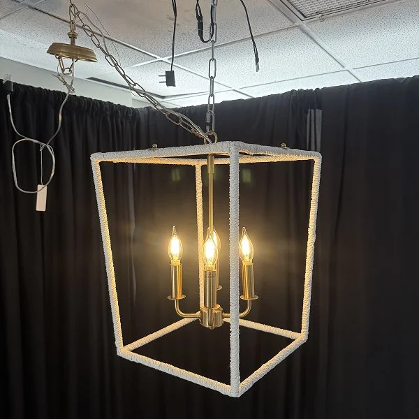 White Box w/ gold - 18” x 14”