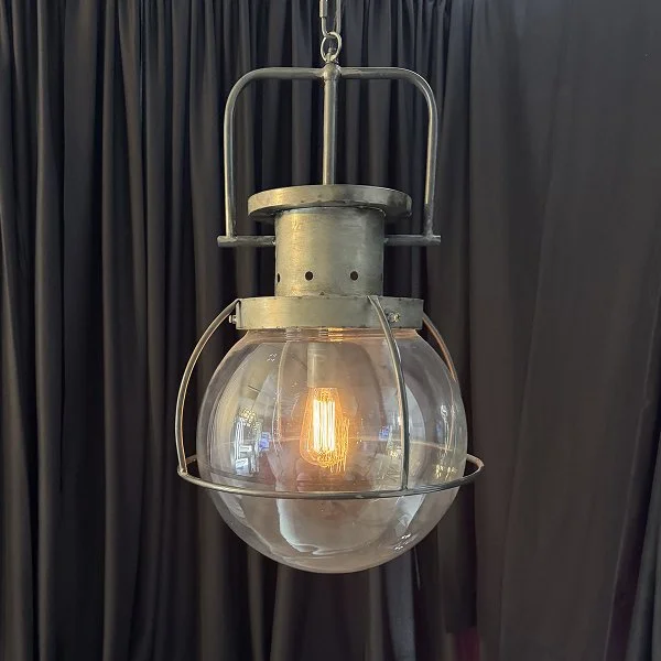 Industrial Lantern - 22" x 14"