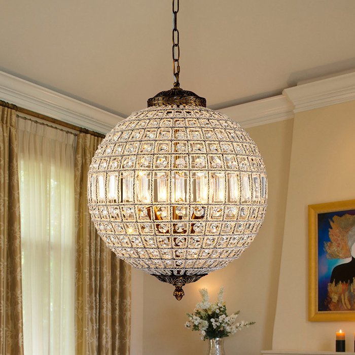 Crystal Globe M - 18 x 18