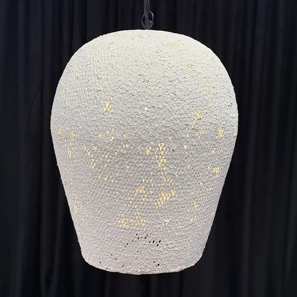 White Plaster Cage - 20” x 11”