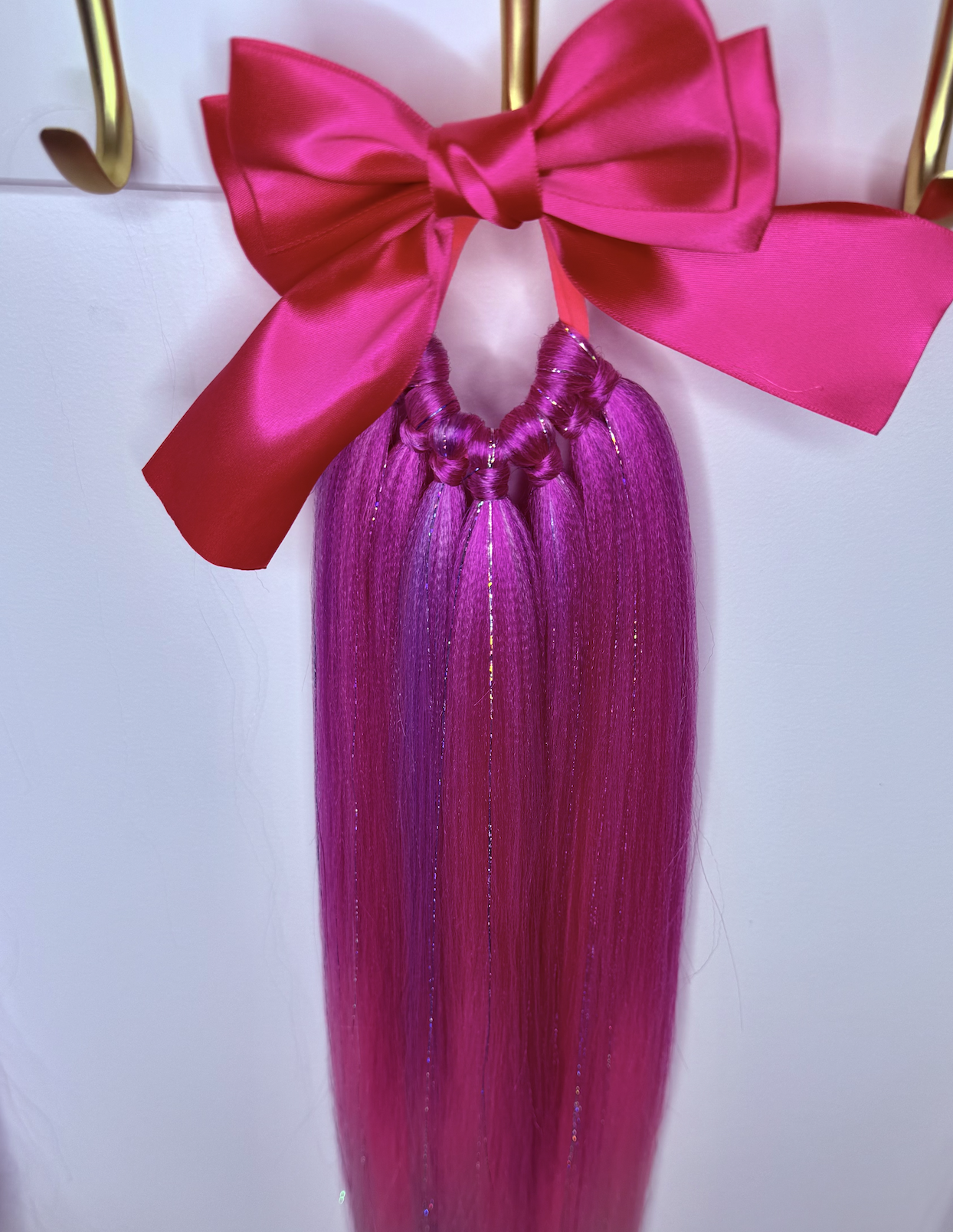 Barbie Pink Pony tail With Bow