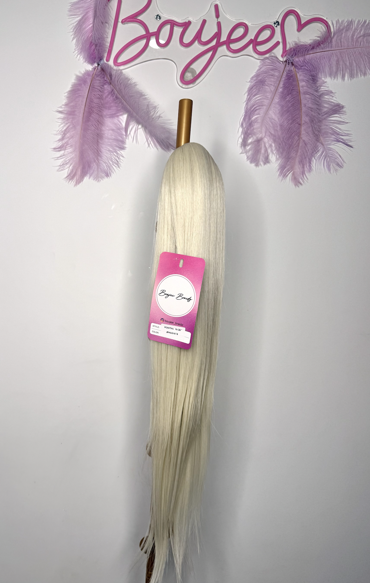 Platinum Blonde 28" Straight