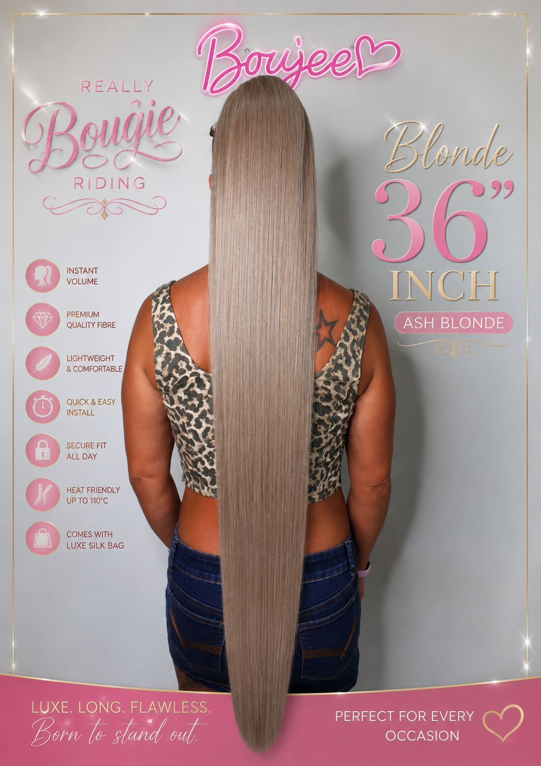 Silky Straight Ash 36"