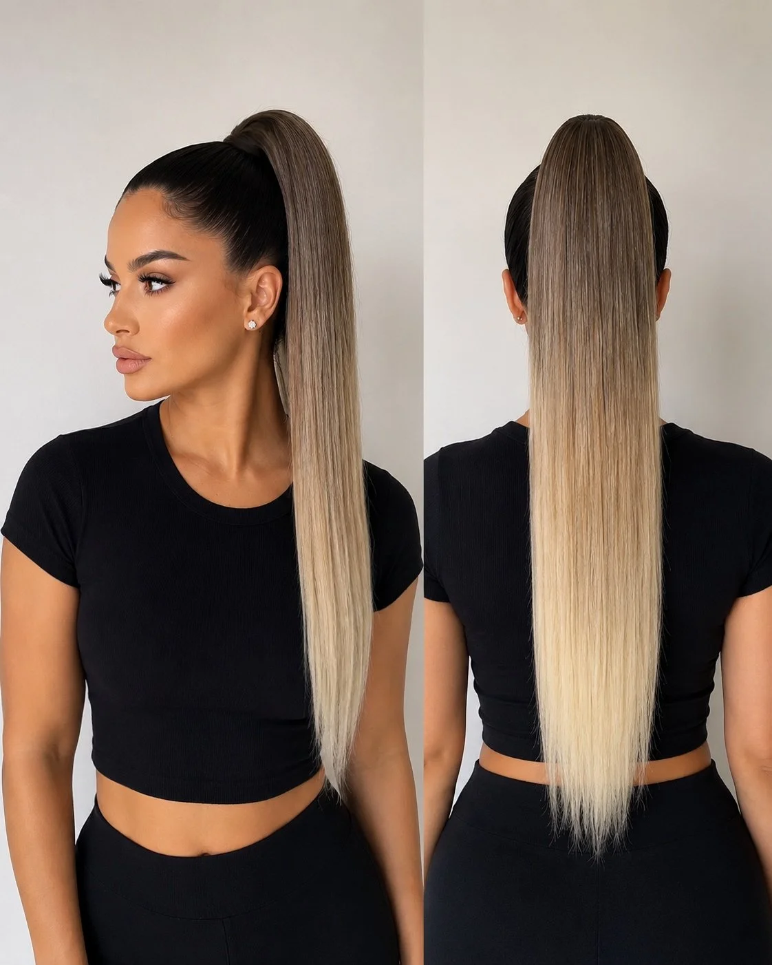 Ombre Silky Straight 28"