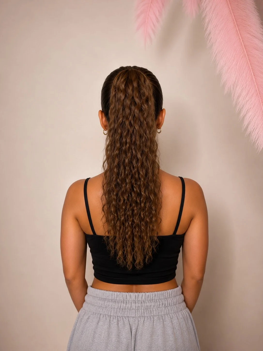 Mermaid Wave Light Brown 28"