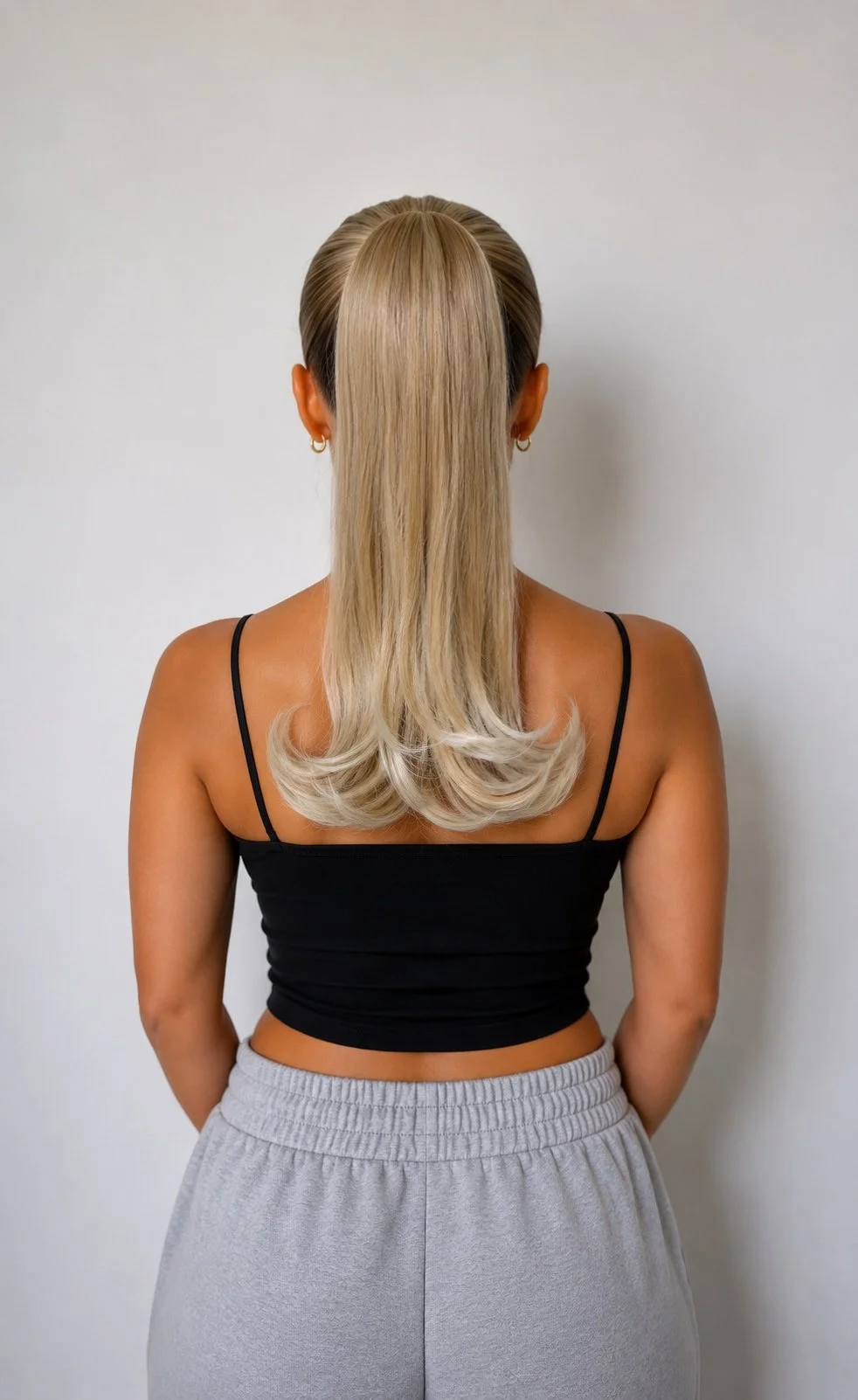 Sandra Dee 50s Flick Blonde Frosted Tip 15"