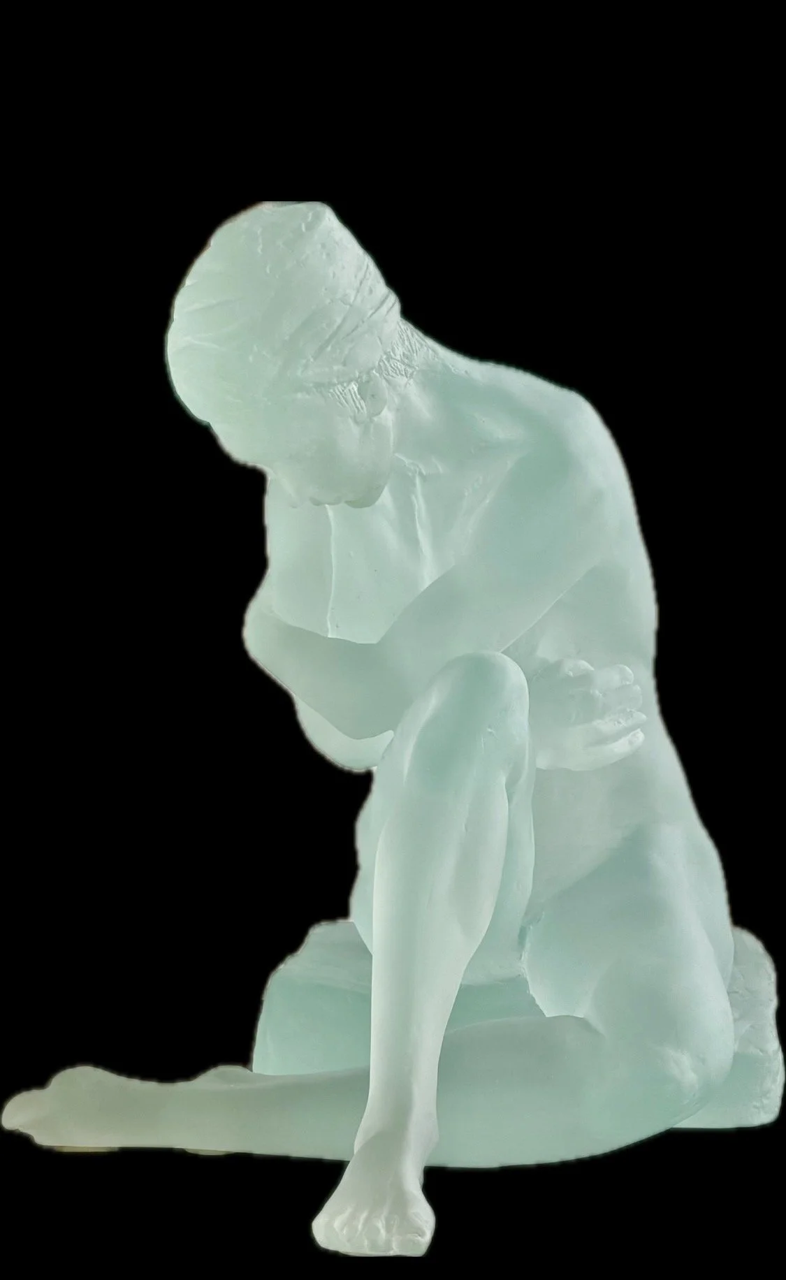 "Sand Blasted Seated Maggie"
13 x 11 x 10 in
$3500