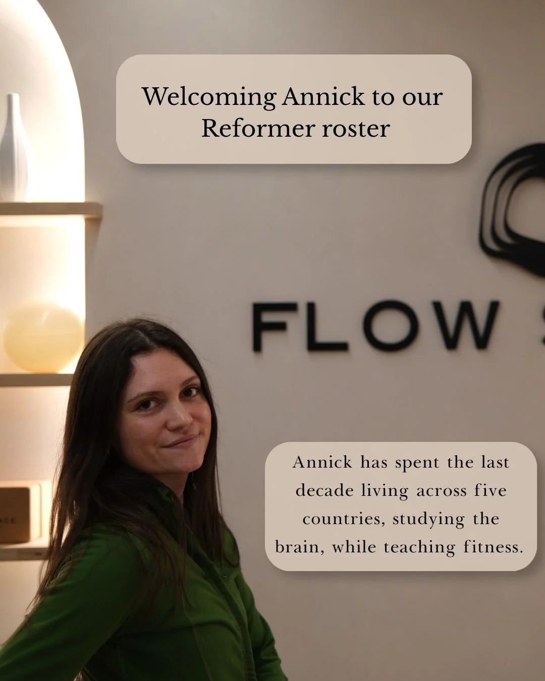 Catch Annick&rsquo;s Reformer classes next week 🤎
