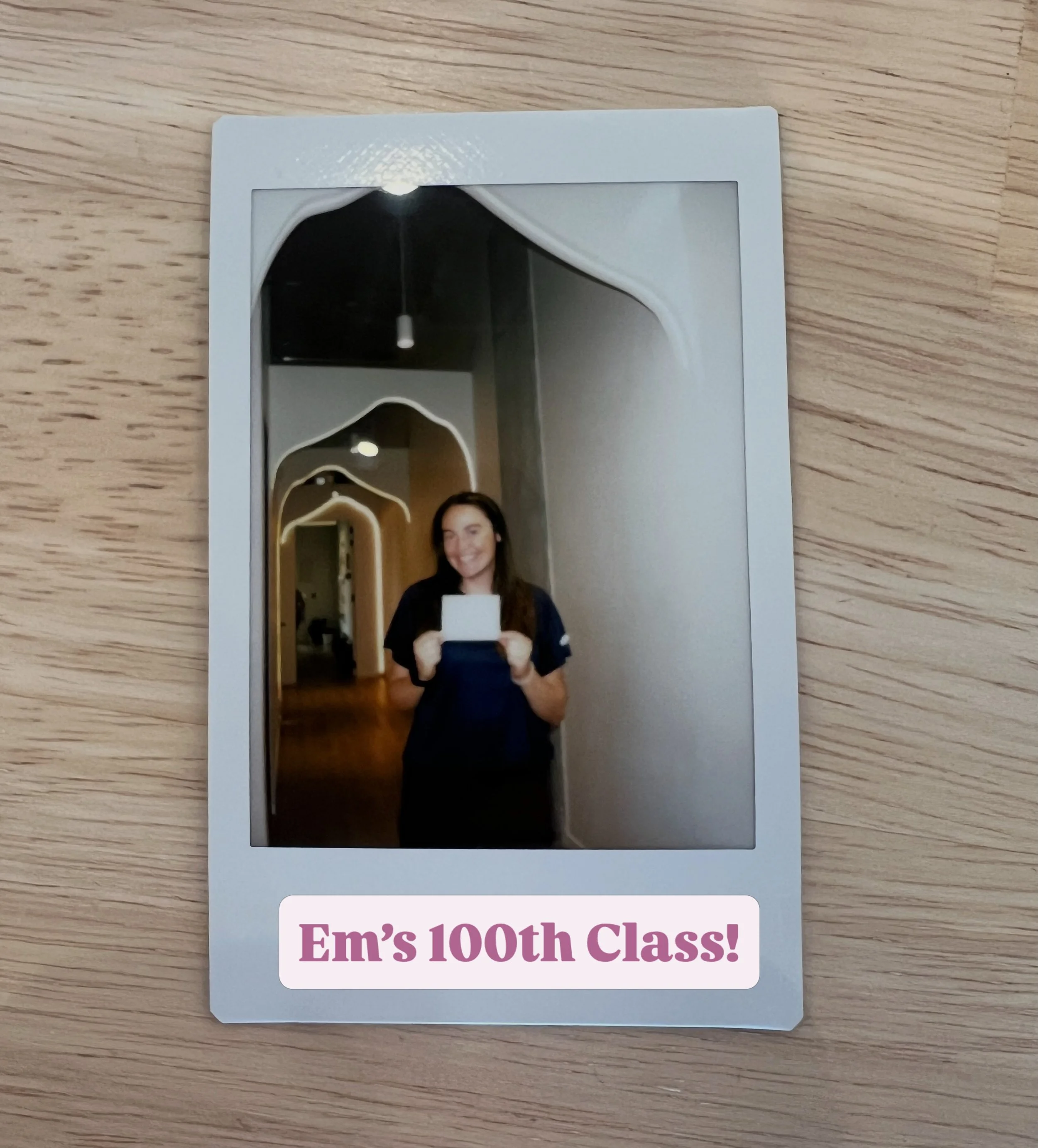Big congrats to @emilorimer for being our first member to complete 100 CLASSES!! 👏🏼💕✨ We are so proud of you! Looking forward to having you for 100 more 🥂