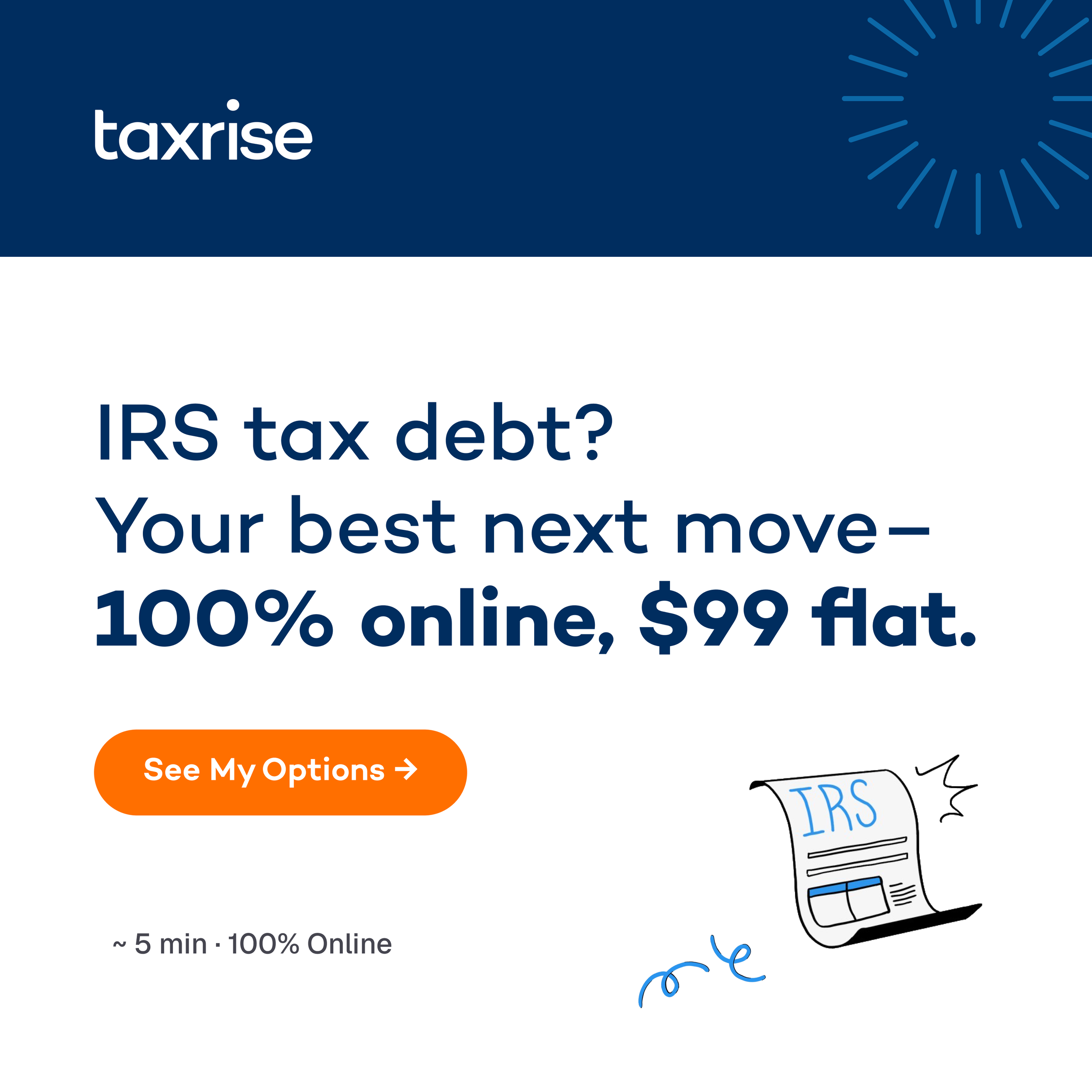 TaxRise Ads