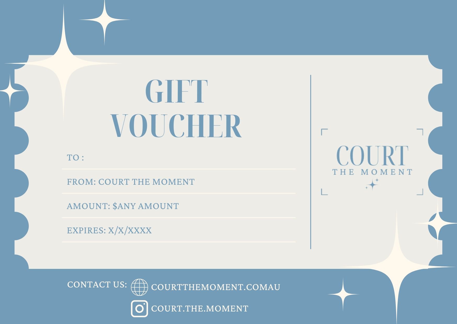Photography Gift Vouchers