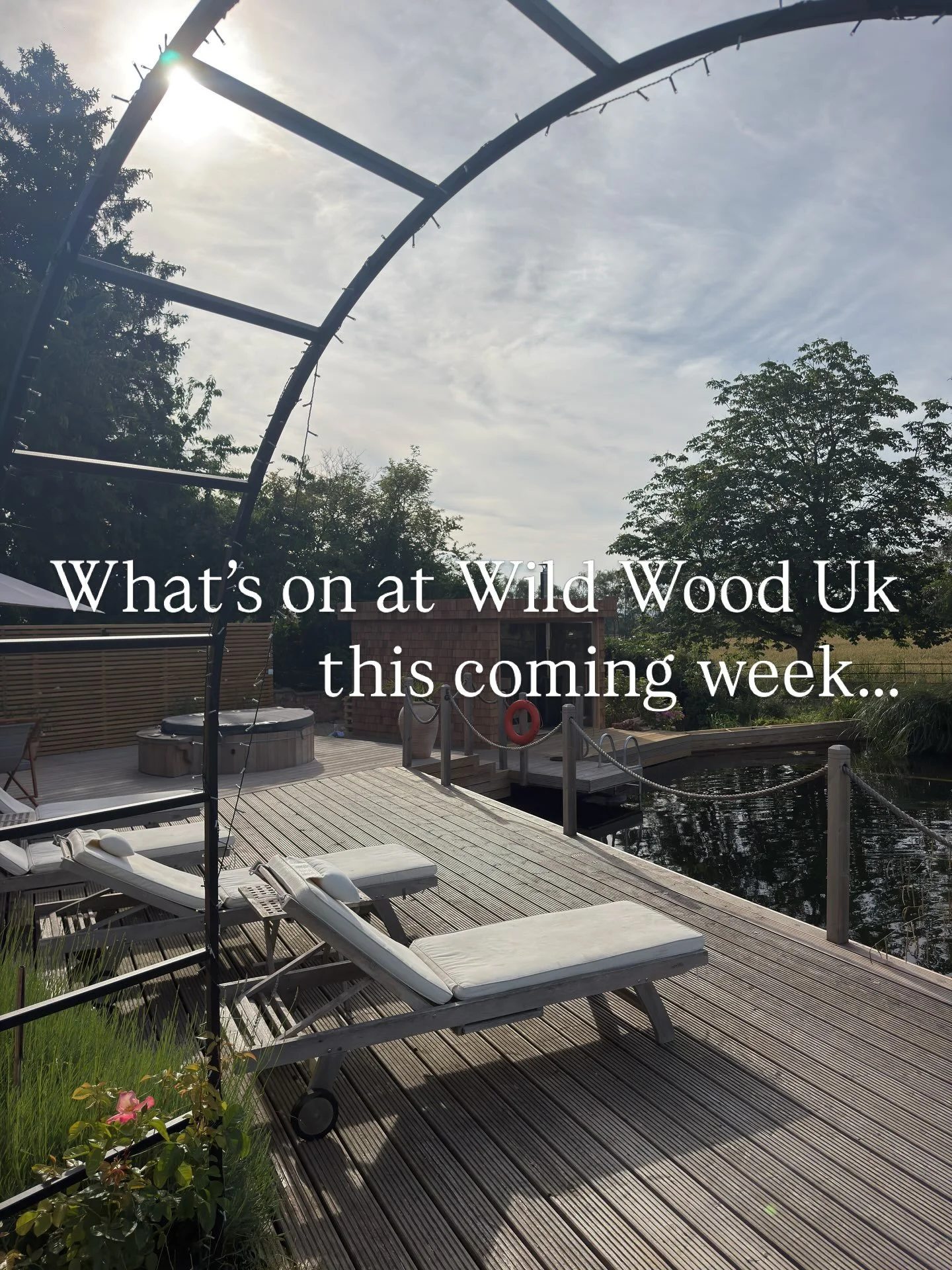 A full week of movement, wellness and time in nature awaits at Wild Wood UK. 🌿

Whether you&rsquo;re joining us for wild swimming, paddle boarding, Pilates, yoga, personal training, our wellness experiences or one of our community sessions, there&rs