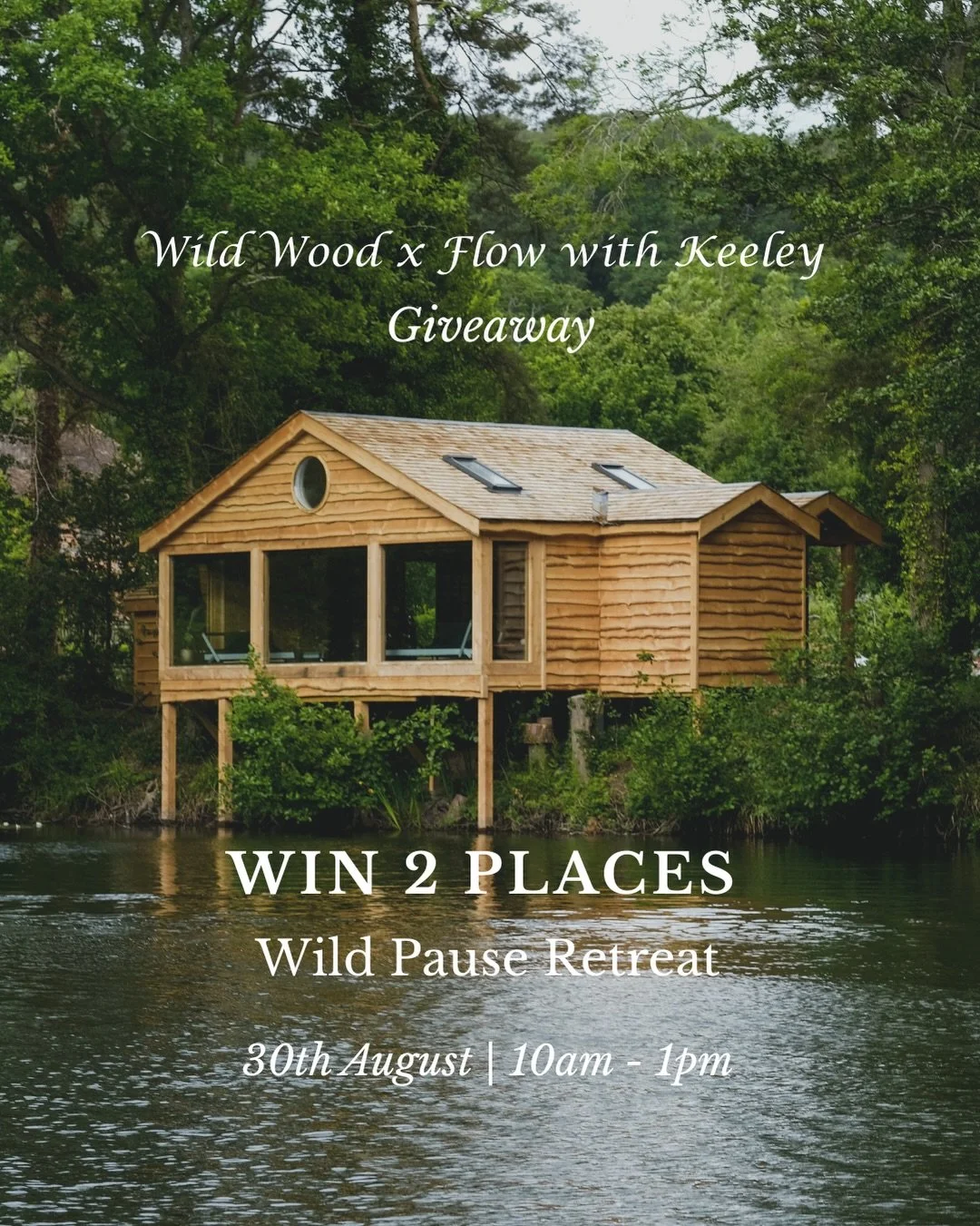 ✨ GIVEAWAY | WIN 2 PLACES TO THE WILD PAUSE RETREAT ✨

Looking for the perfect morning to spend with a friend? 🌿

Enter for your chance to win 2 places at The Wild Pause Retreat on 30th August &ndash; a restorative wellbeing retreat with Keeley &amp