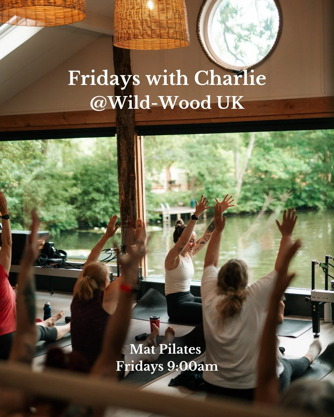 Fridays with Charlie ✨

Start your Friday with Charlie @charlie_fitch_ at Wild-Wood.  Join her for Mat Pilates at 9am, or if you&rsquo;re looking for something more tailored to you, Charlie is also offering 1-2-1 Personal Training sessions from 10am.