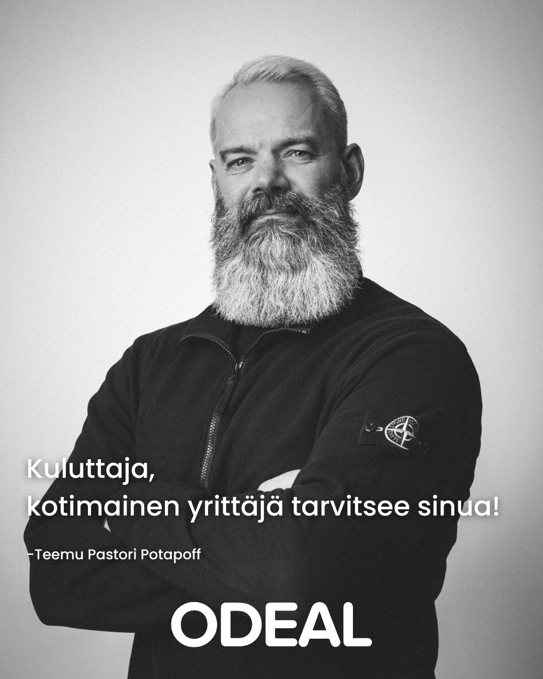 Teemu &quot;Pastori&quot; Potapoffin kolumni &quot;Kuluttaja, kotimainen yritt&auml;j&auml; tarvitsee sinua!&quot; on nyt luettavissa Odeal.fi-sivustolla.

Kolumnissa Pastori pohtii, miksi kivijalkaliikkeet katoavat ja kuinka meid&auml;n kulutusvalin