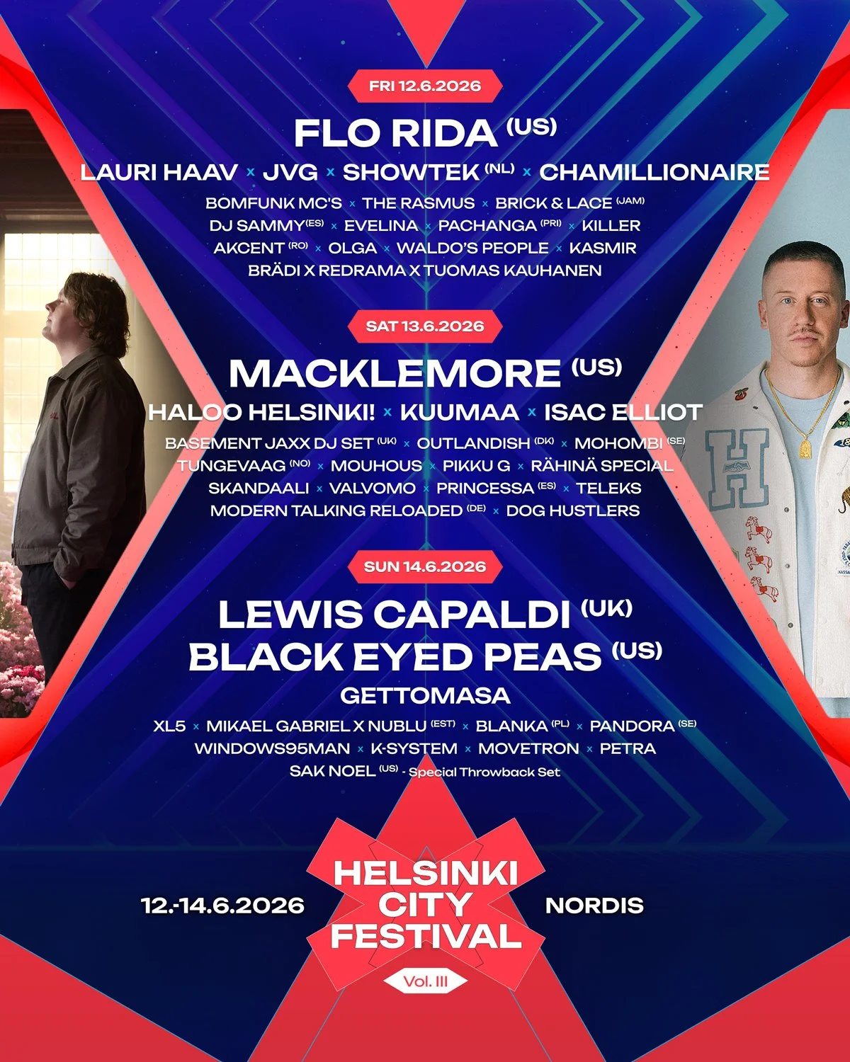 💕 WIN THREE-DAY VIP TICKETS TO THE HELSINKI CITY FESTIVAL 💕

The Helsinki City Festival brings summer and top artists to Nordis June 12–14, 2026. Now you have the chance to attend as a VIP guest.

Odeal is giving away one