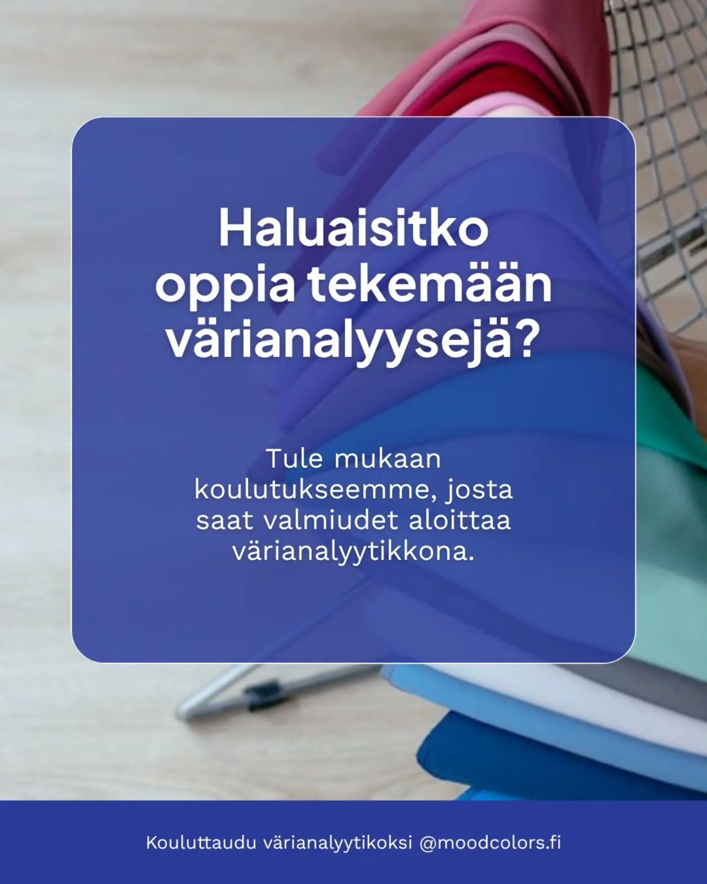 T&auml;m&auml; voi olla alku jollekin ihan uudelle ✨

Jos olet haaveillut ty&ouml;st&auml;, jossa yhdistyv&auml;t kauneus, asiantuntijuus ja asiakkaan aito kohtaaminen t&auml;m&auml; voi olla sinua varten.

Kysy lis&auml;&auml; tai ilmoittaudu mukaan