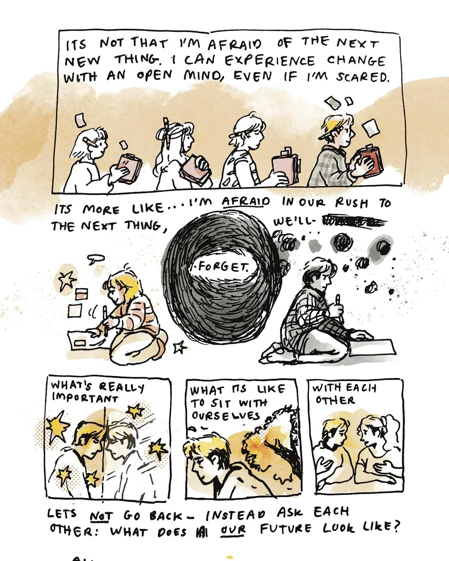 With everything going on in the world it feels weird to do everyday tasks like cleaning the dishes or making a comic
.
I made this wondering about AI and what role it will play in our future. Everything feels like it&rsquo;s moving so fast