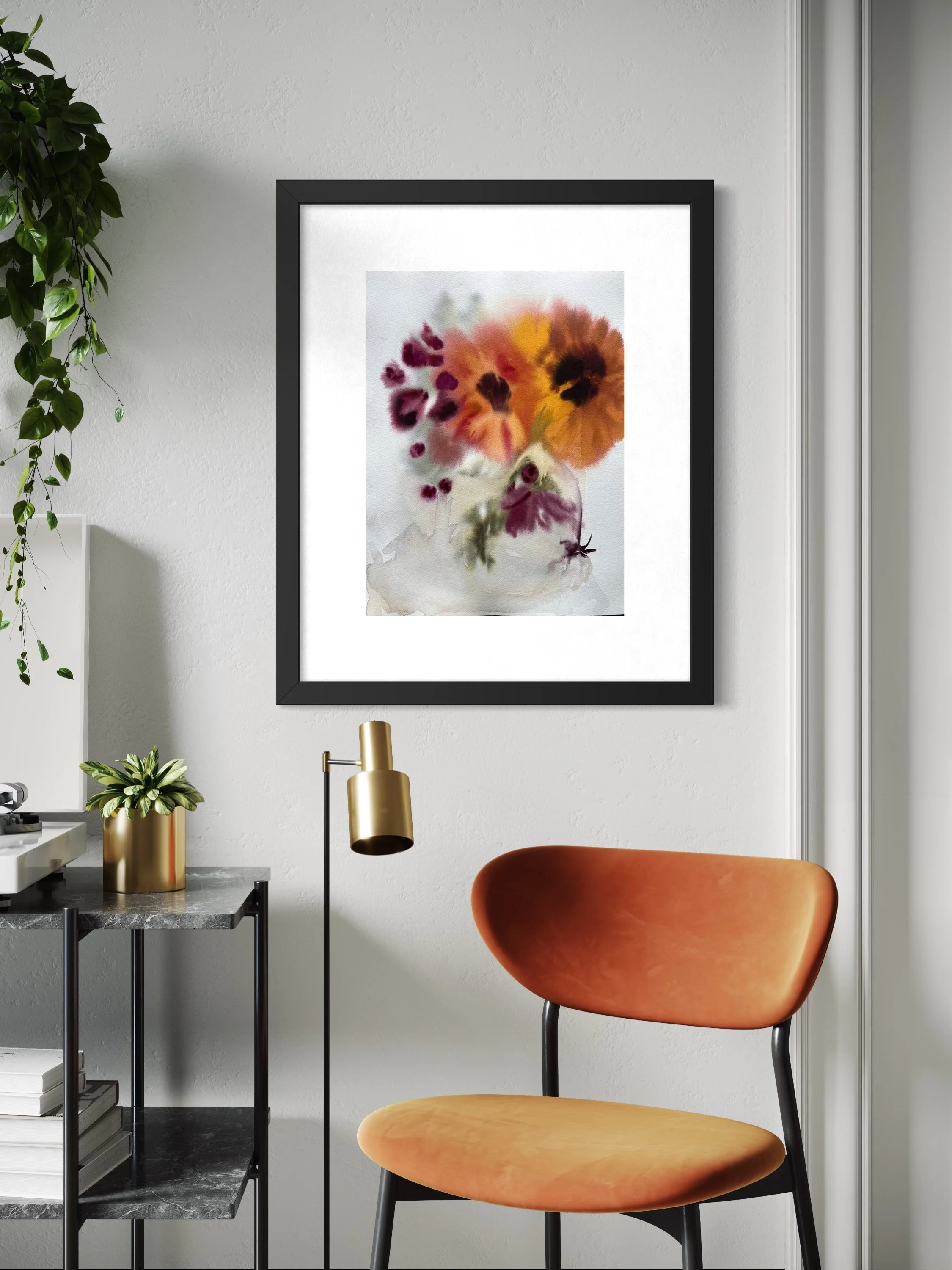 art in business space, art in office