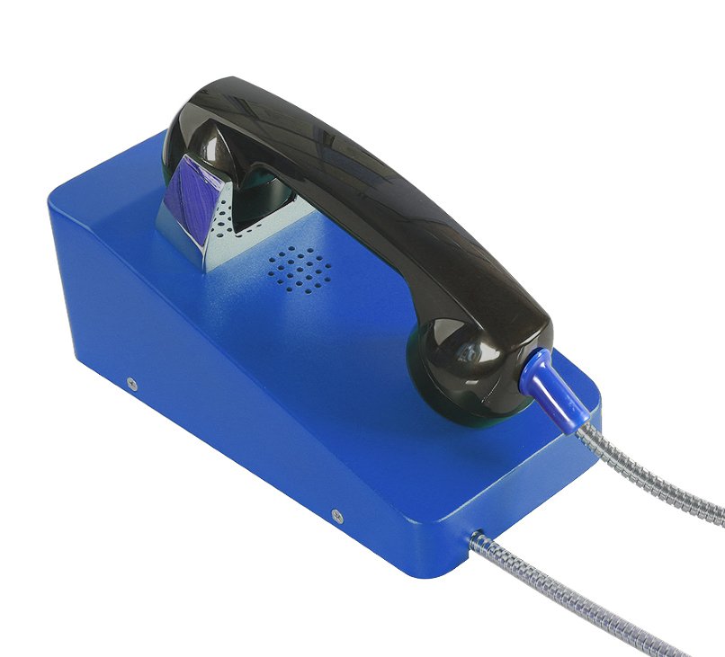 Desk mounted lift to call phone. Heavy duty, robust. Ideal for prisons, psychiatric hospitals