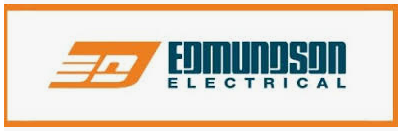 Logo of Edumpson Electrical with stylized 'ED' and company name