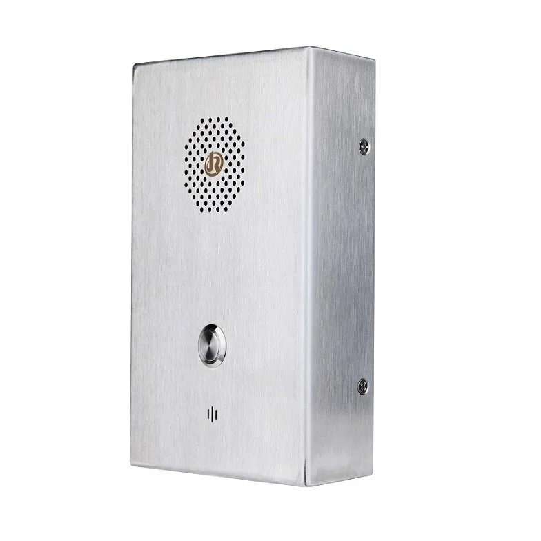 Watertight, push to call Intercom, Vandal Resistant, Stainless Steel, 1 push to call button