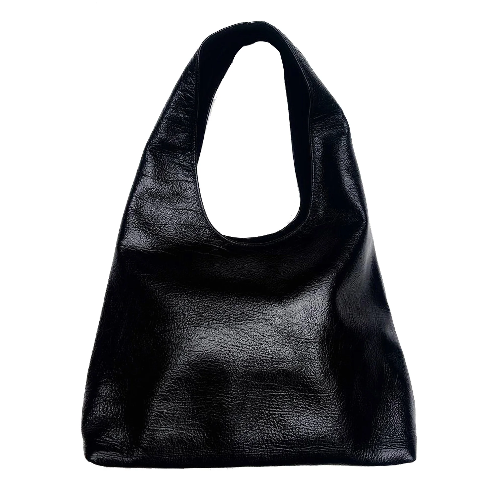 Midi Sack Black Metallic