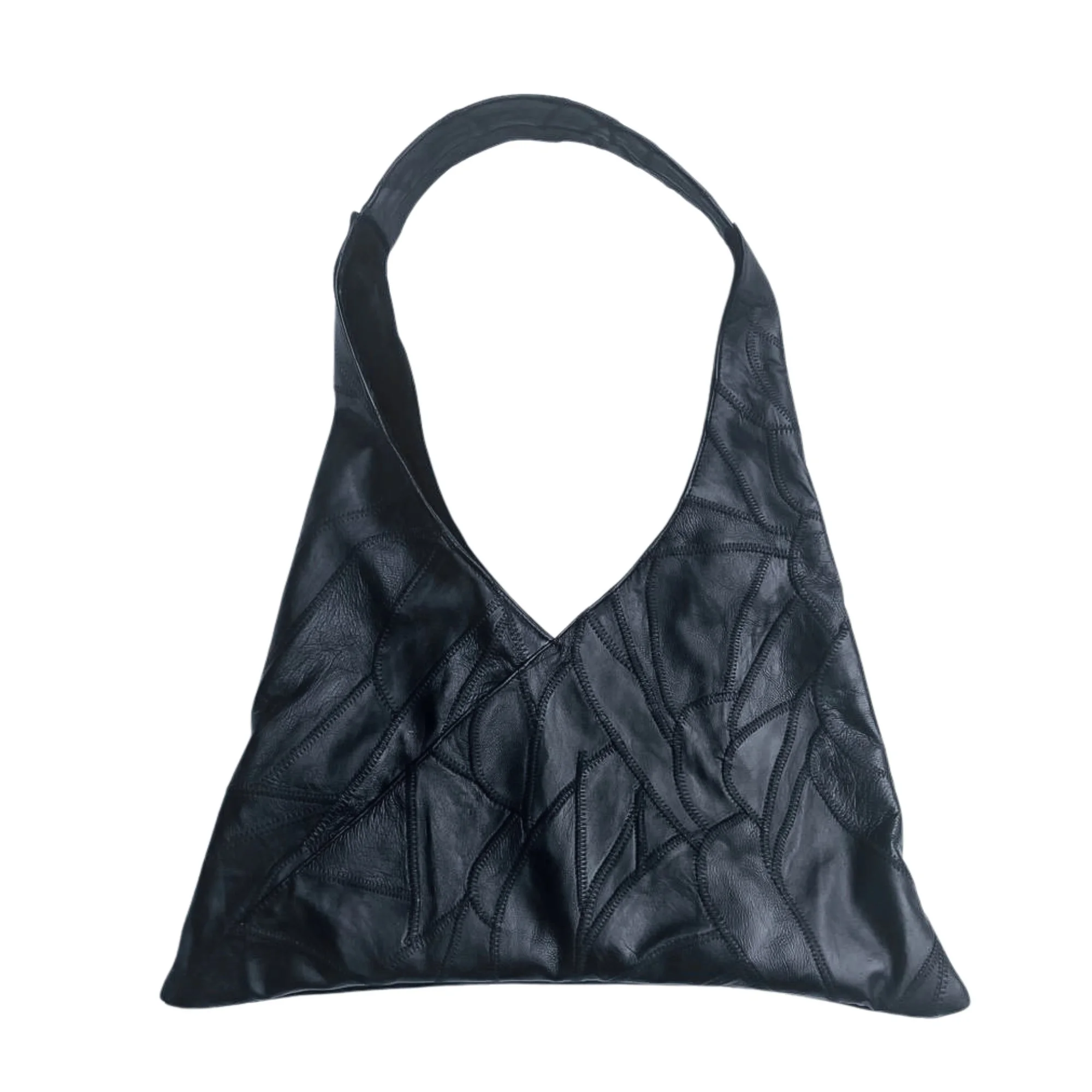 Bermuda Bag in Black Patchwork