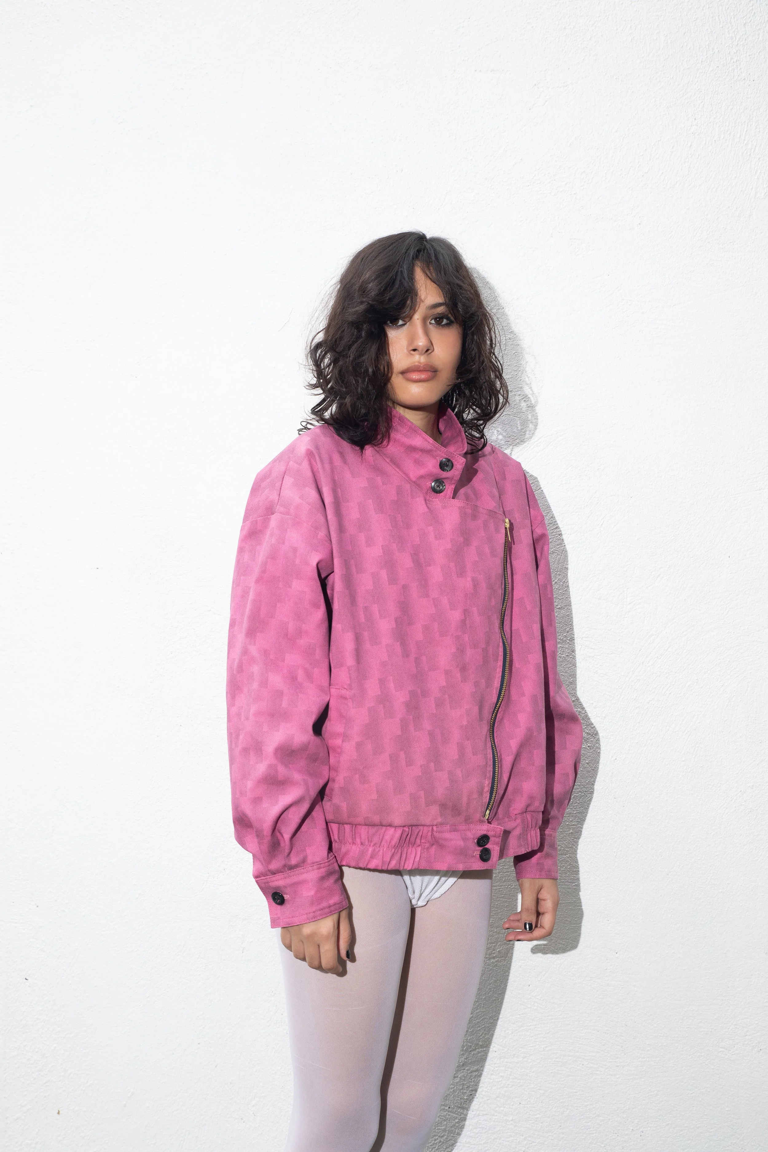 Shift Biker Jacket Pink