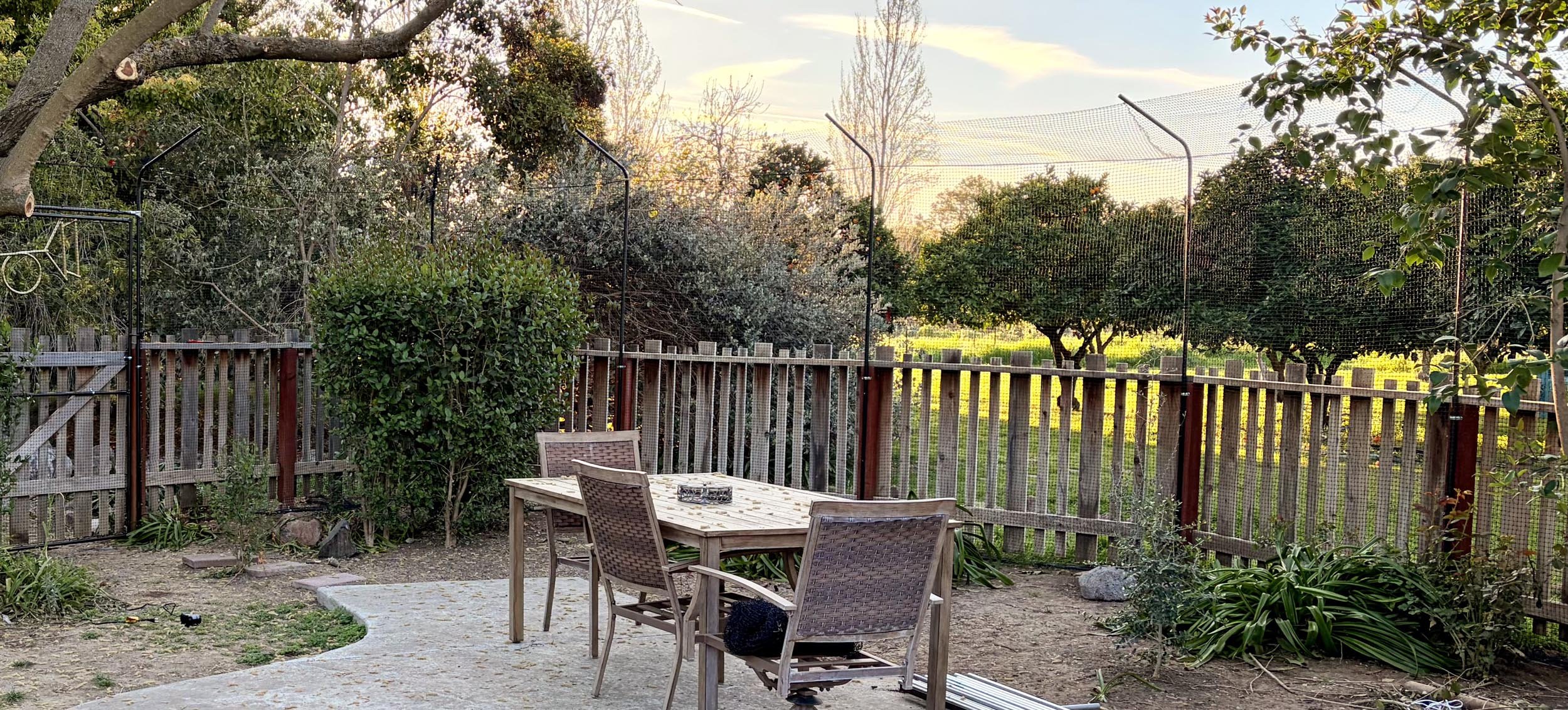 Yard enclosure catio