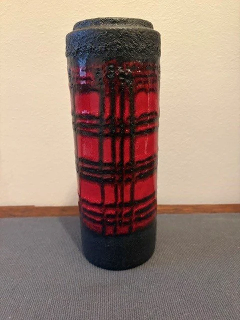 MCM vintage West German Fat Lava vase
