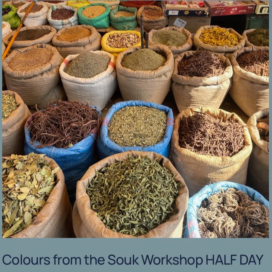 Spring Textiles workshops

Hands-on textiles workshops held at Aviva's studio just outside Essaouira.  Learn how to dye local wool using colours from the souk, make an #indigo vat with resist patterns on cloth or create a unique piece of woven art on