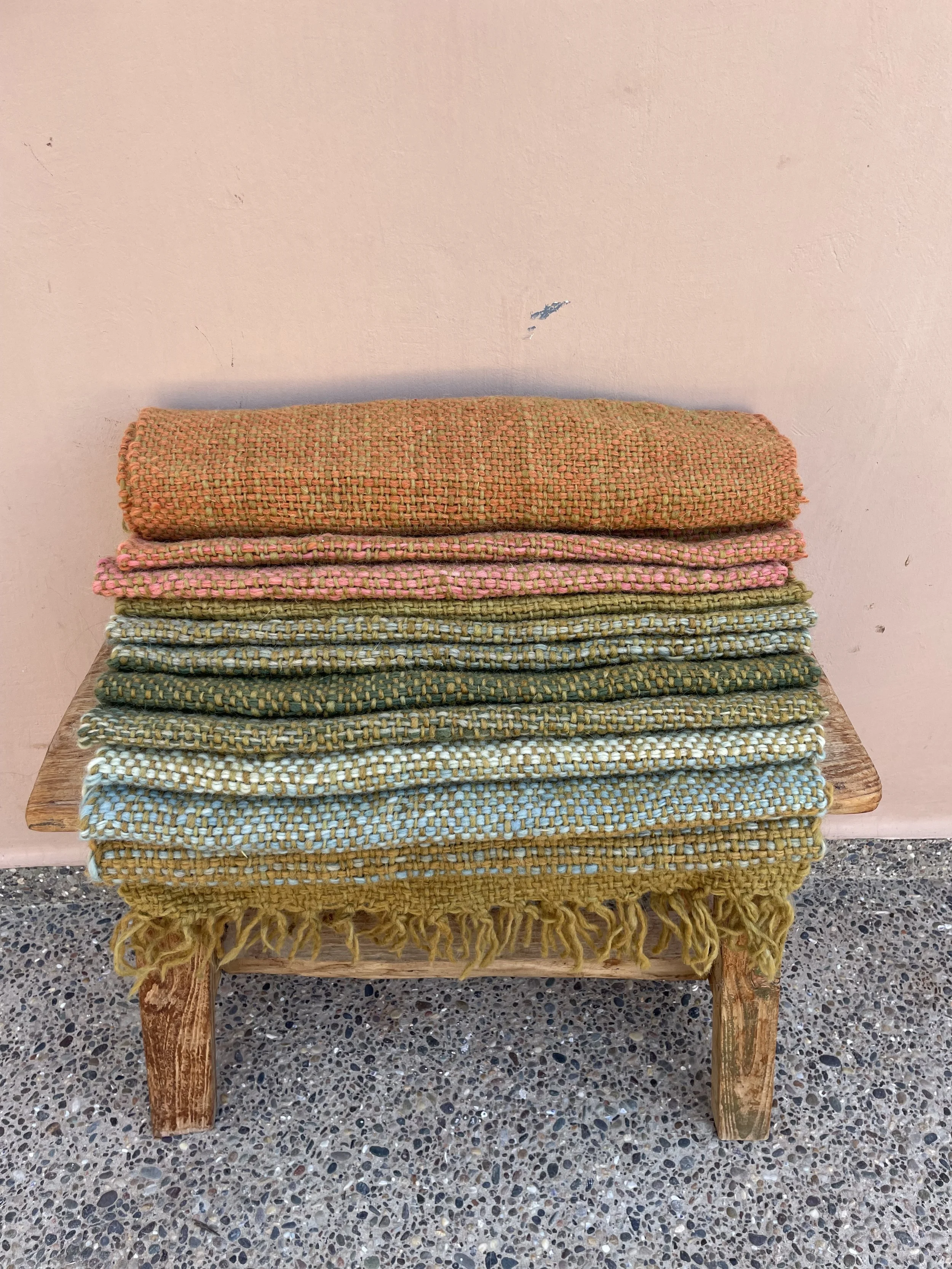 Limited edition hand woven textiles for the home 