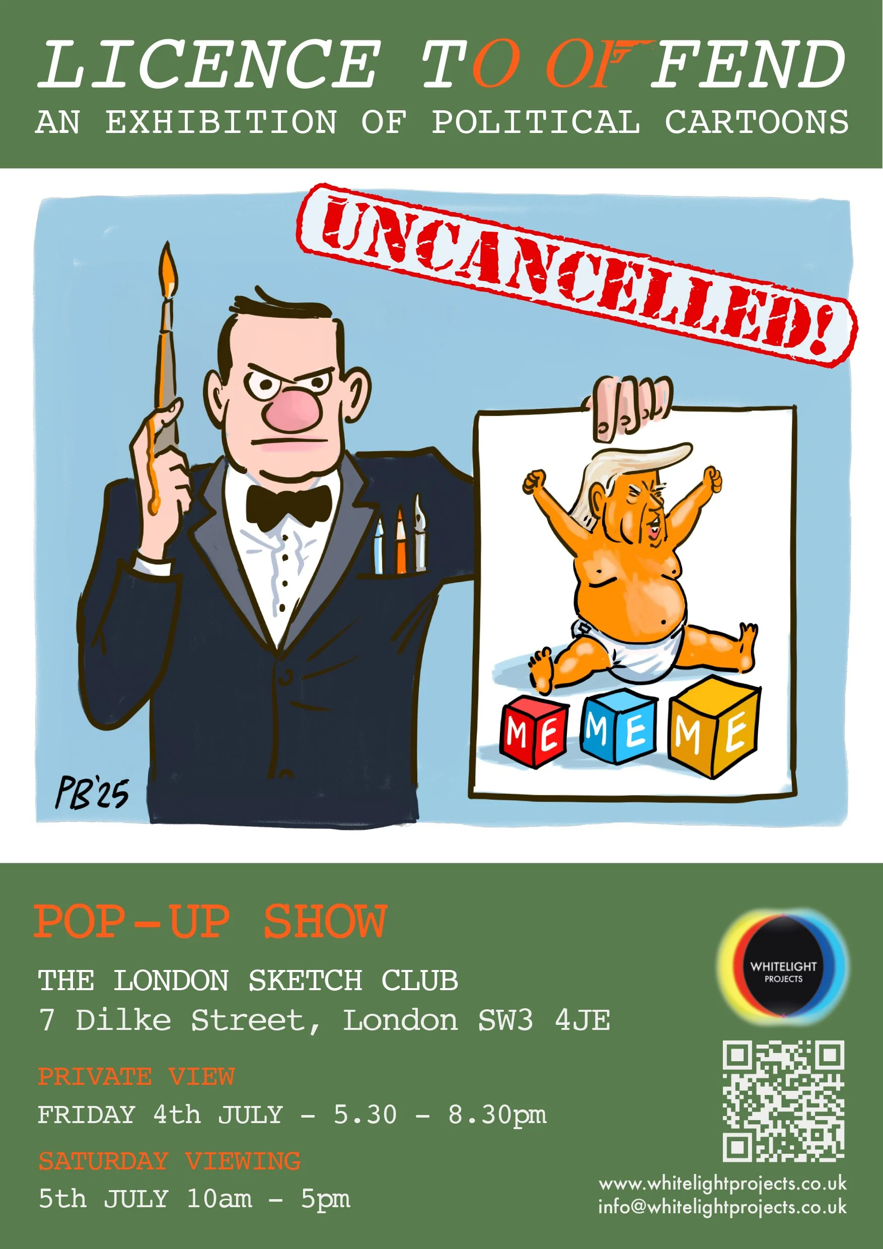 Licence To Offend - Pop Up @TheLondonSketchClub
