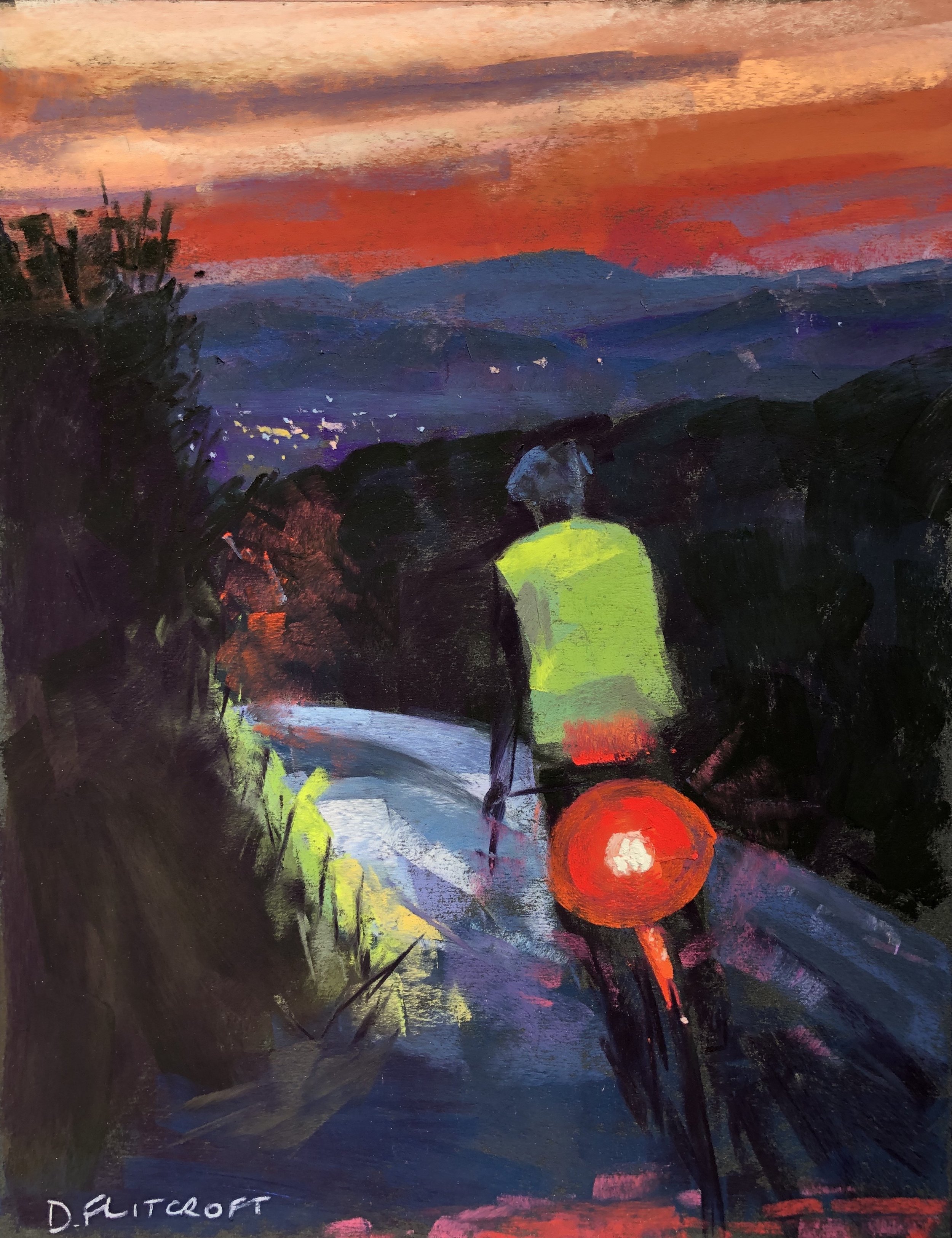 Nearly home. Soft pastel on UART 400 sanded paper. Original SOLD. Limited edition prints available. £90. Click to buy now.