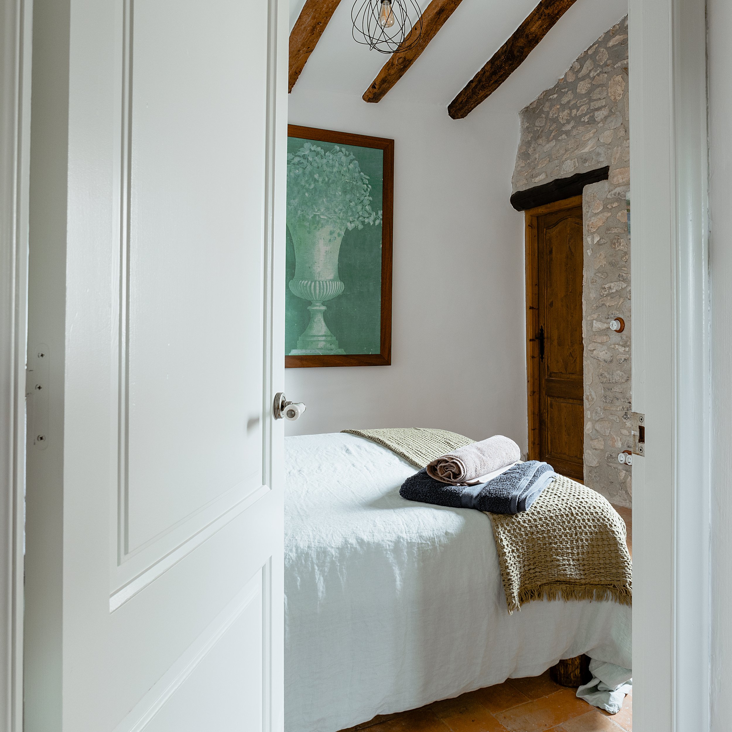 Relax in our elegantly designed rooms, blending Mediterranean style with modern comforts. Enjoy privacy and tranquility for the ultimate retreat experience.