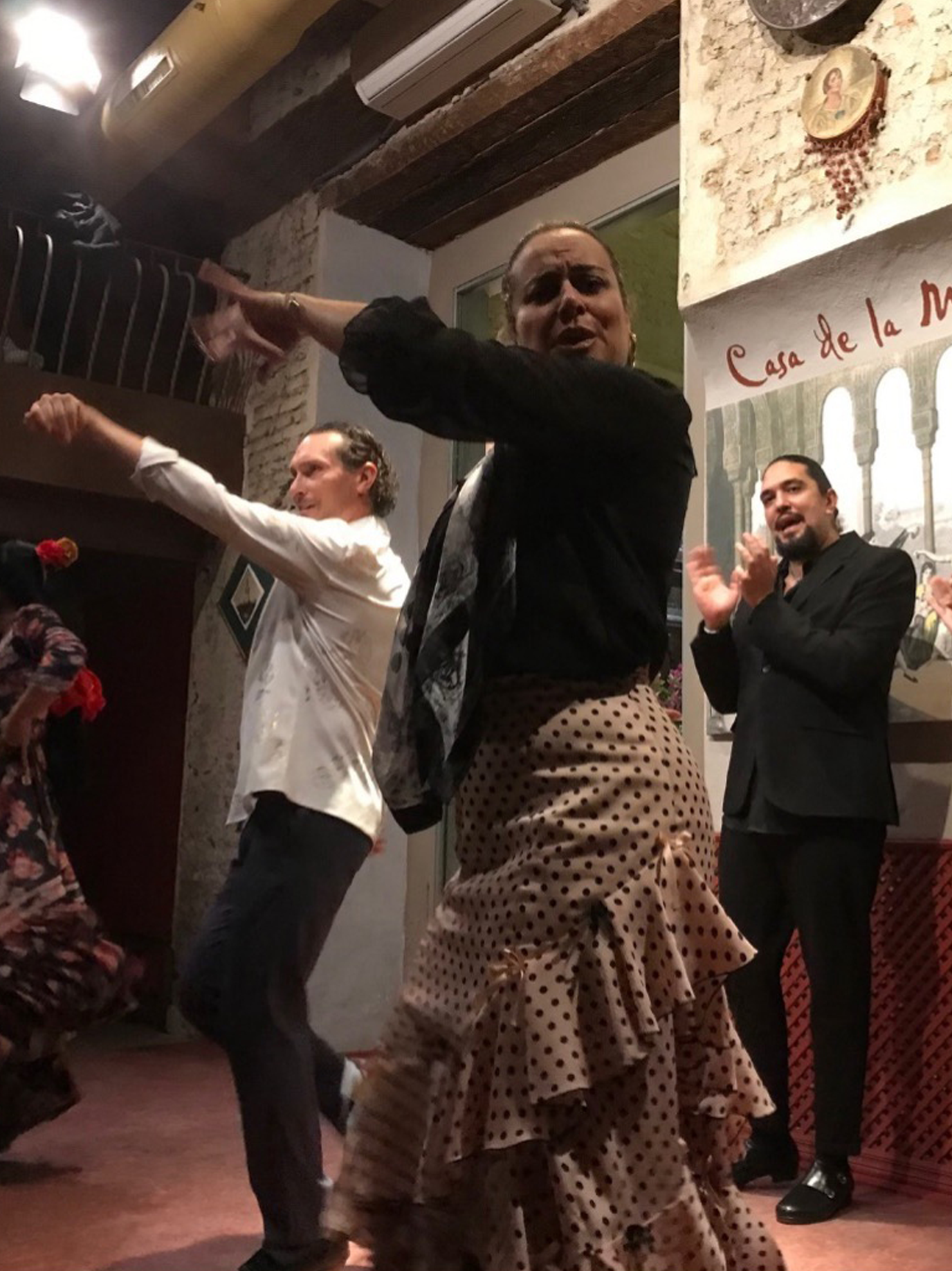 Group of flamenco dancers